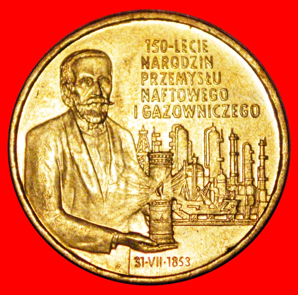 Ⰶ ÖL & GAS: POLEN (früher ÖSTERREICH)★2 ZLOTY 1853 2003 NORDISCHES GOLD UNGEWÖHNLICH★OHNE VORBEHALT!