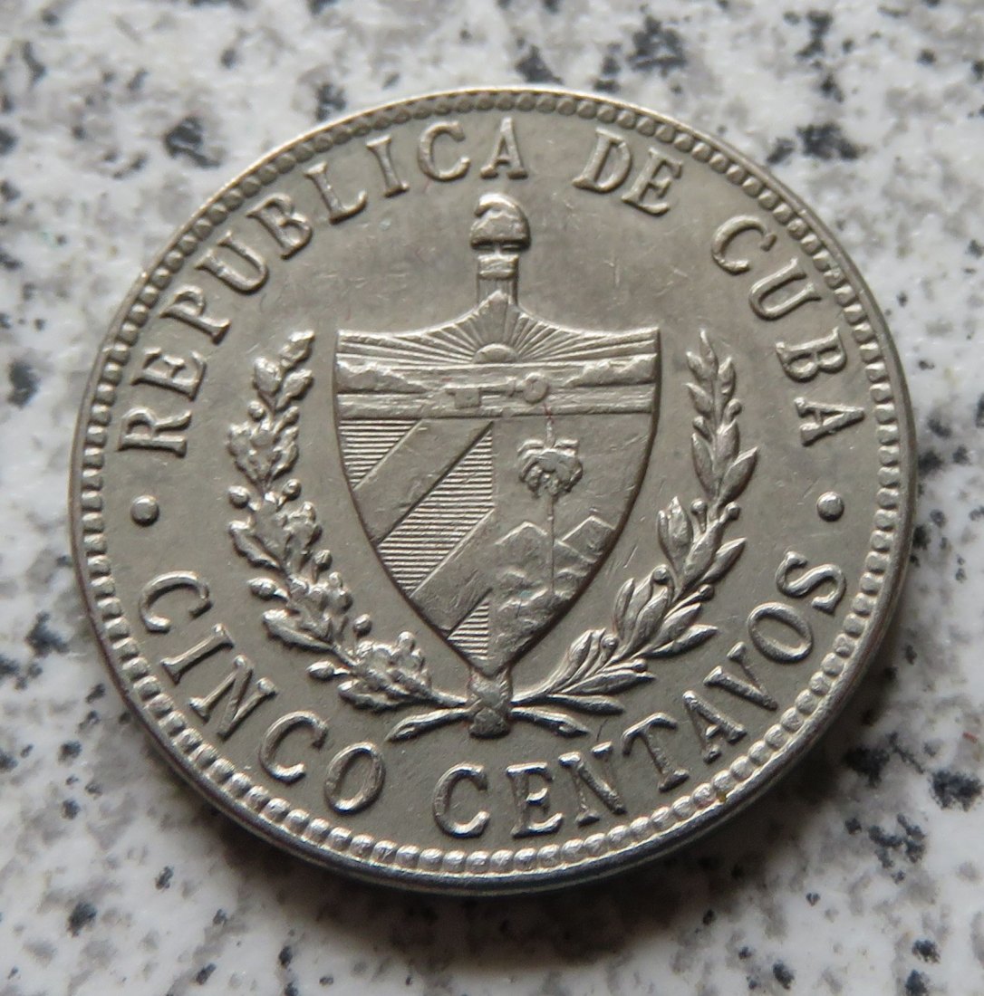  Cuba 5 Centavos 1946   