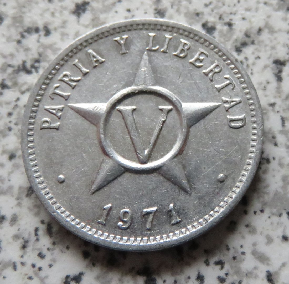  Cuba 5 Centavos 1971   