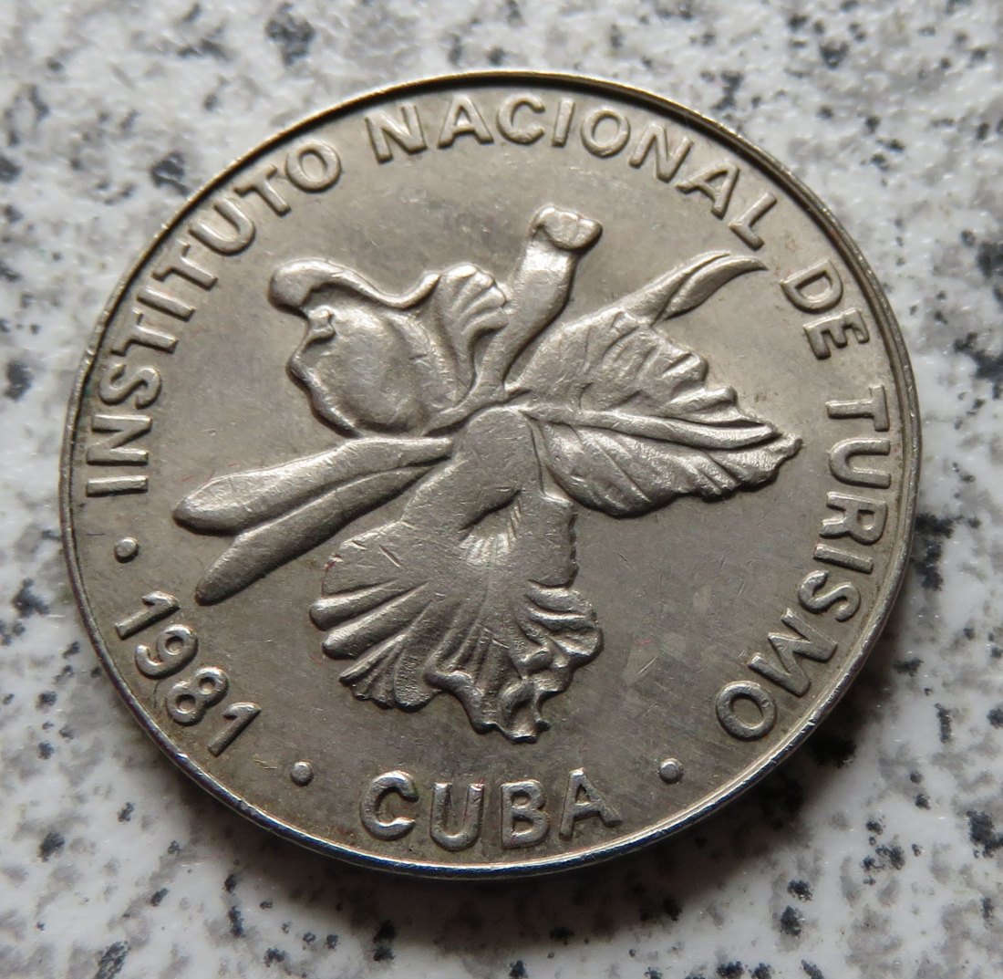  Cuba 25 Centavos 1981   