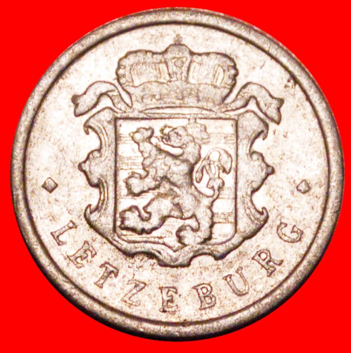  * BELGIUM (1954-1972): LUXEMBOURG ★ 25 CENTIMES 1954 LION!★LOW START ★ NO RESERVE!   