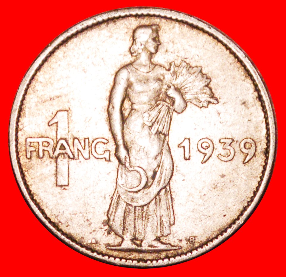  * BELGIUM: LUXEMBOURG ★ 1 FRANC 1939 HARVEST! ★LOW START ★ NO RESERVE!   