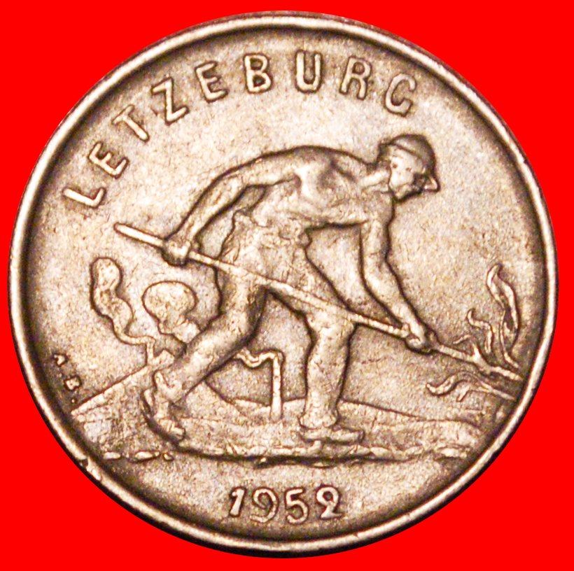 * BELGIUM (1952-1964): LUXEMBOURG ★ 1 FRANC 1952! ★LOW START ★ NO RESERVE!