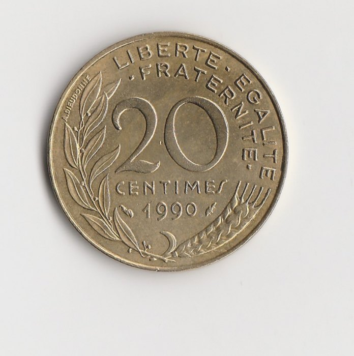  20 Centimes Frankreich 1990 (M736)   