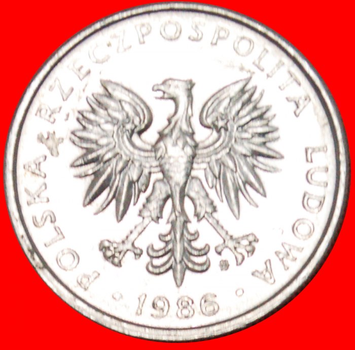  * SMALL EAGLE: POLAND ★ 50 GROSZY 1986! MINT LUSTRE! LOW START ★ NO RESERVE!   