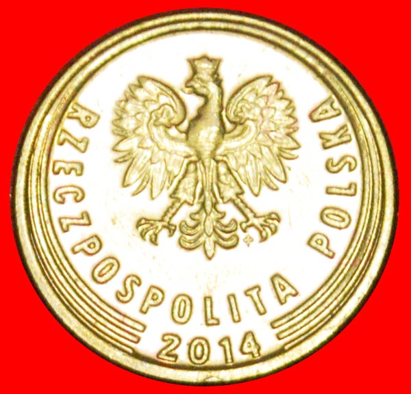  * GREAT BRITAIN (2013-2022): POLAND ★ 2 GROSHES 2014 MINT LUSTRE! LOW START ★ NO RESERVE!   