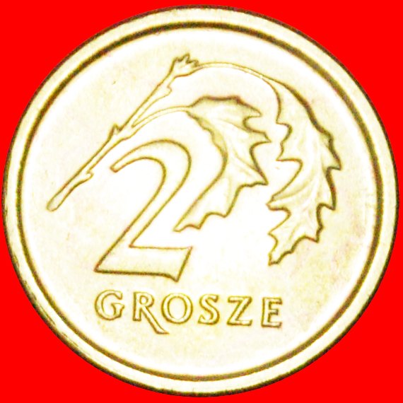  * GREAT BRITAIN (2013-2022): POLAND ★ 2 GROSHES 2014 MINT LUSTRE! LOW START ★ NO RESERVE!   