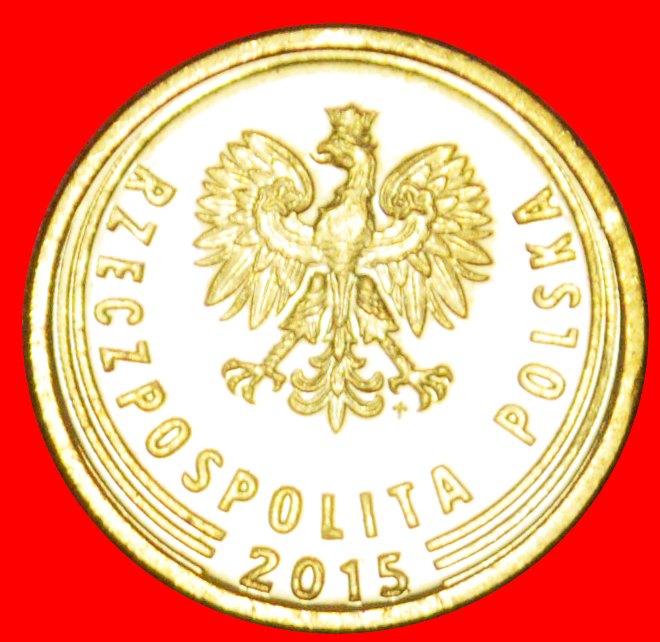  * GREAT BRITAIN (2013-2022): POLAND ★ 5 GROSHES 2015 MINT LUSTRE! LOW START ★ NO RESERVE!   