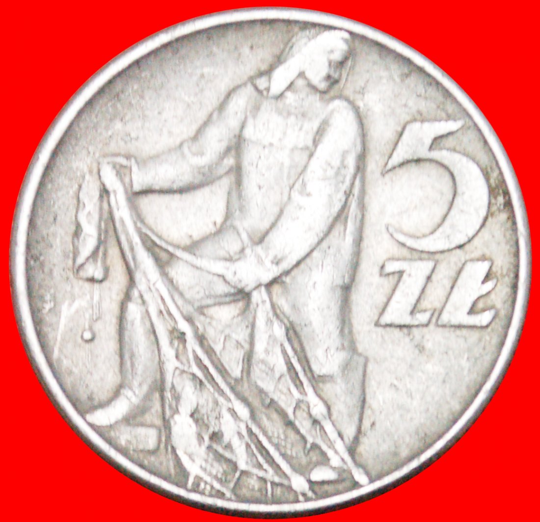  * FISCHER (1958-1974): POLEN ★ 5 ZLOTY 1974! OHNE VORBEHALT!   