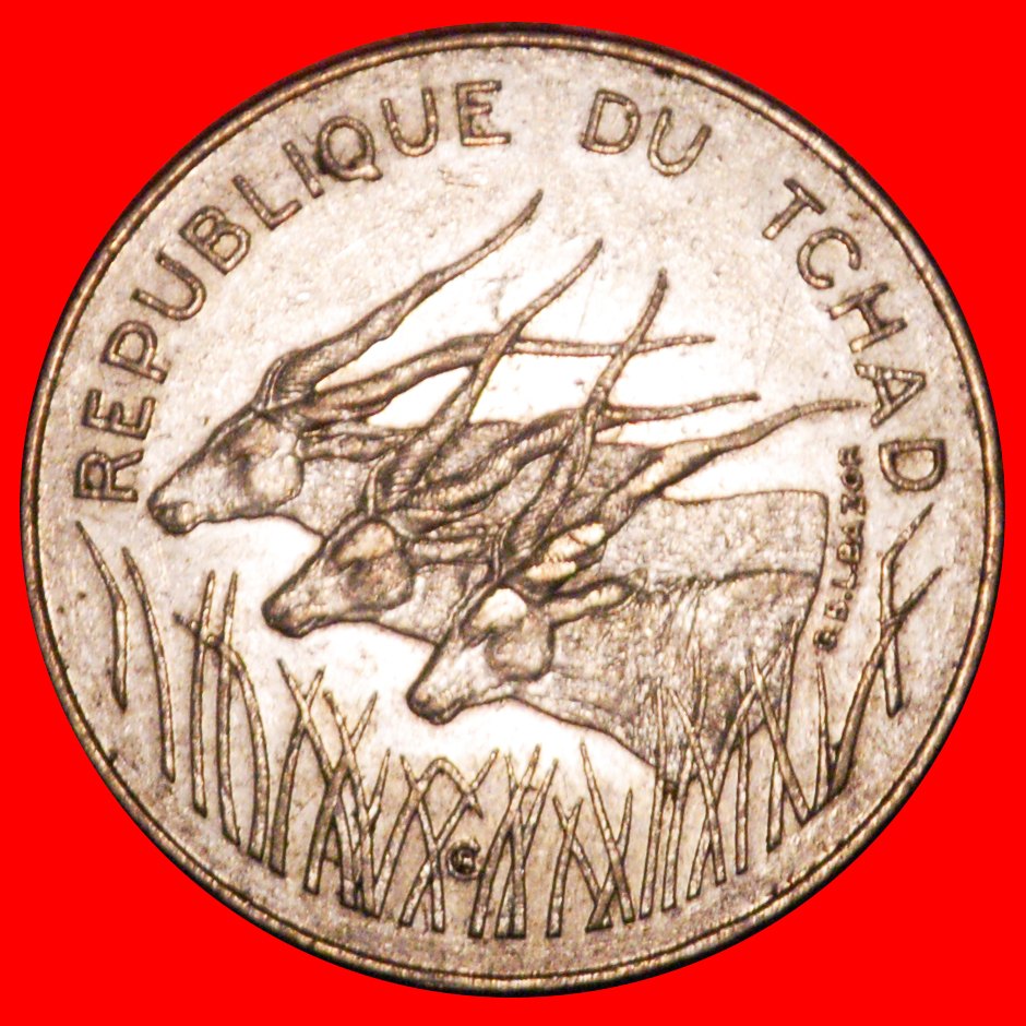  * FRANKREICH (1975-1991): TSCHAD ★ 100 FRANCS 1980! UNGEWÖHNLICH! ★OHNE VORBEHALT!   