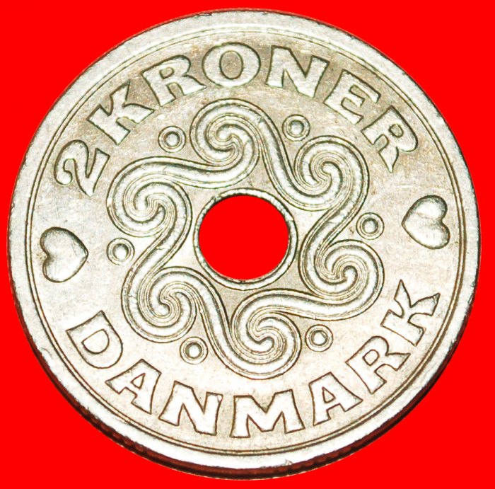  * HERZEN (1992-2022): DÄNEMARK ★ 2 KRONER 1992! ★OHNE VORBEHALT!   