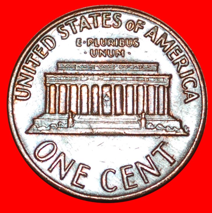  * MEMORIAL (1959-1982): USA ★ 1 CENT 1969D! LINCOLN (1809-1865)★OHNE VORBEHALT!   