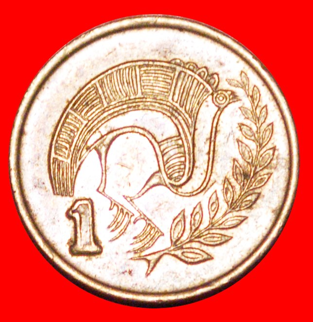  * GREAT BRITAIN (1985-1990): CYPRUS ★ 1 CENT 1990 CYPROARCHAIC BIRD! LOW START ★ NO RESERVE!   