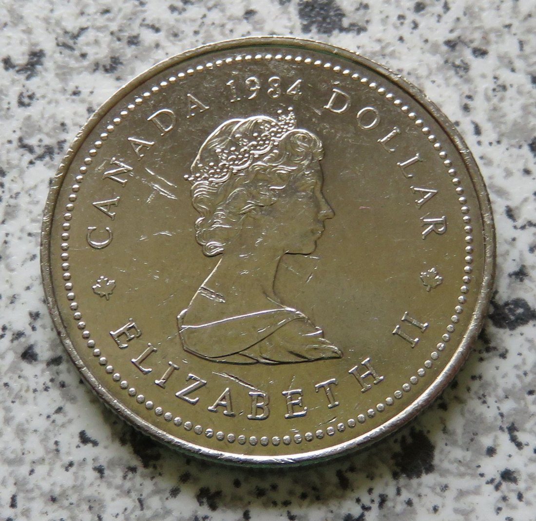  Canada 1 Dollar 1984   