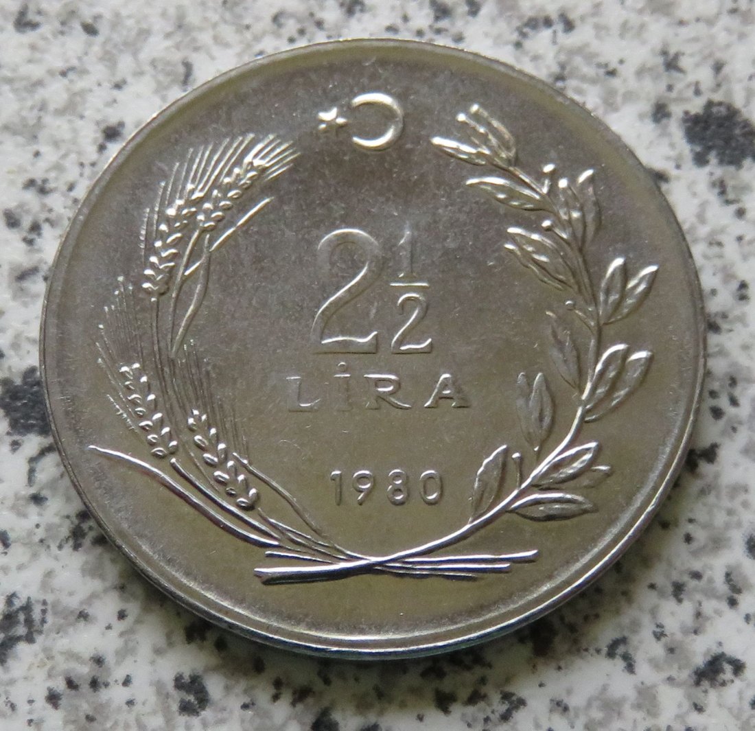  Türkei 2,5 Lira 1980, FAO   
