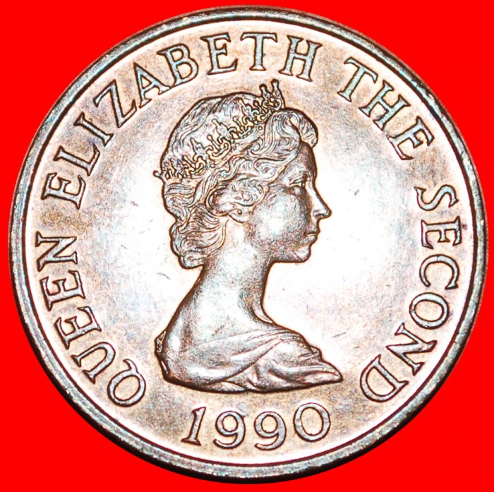  * GROSSBRITANNIEN: JERSEY ★ 2 PENCE 1990 HERMITAGE! ★OHNE VORBEHALT!   