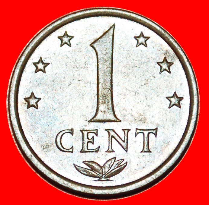 * NIEDERLANDE MIT ARUBA (1970-1978): NIEDERLÄNDISCH ANTILLEN ★ 1 CENT 1970! JULIANA ★OHNE VORBEHALT!