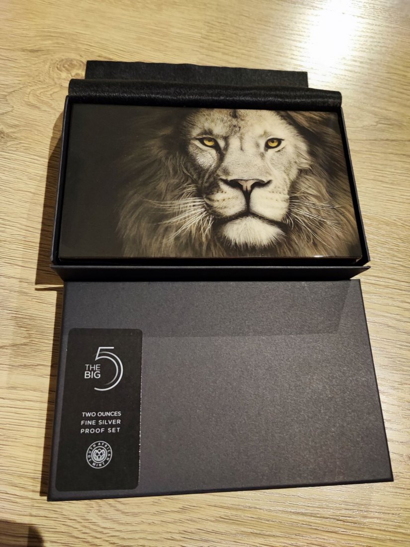  BIG FIVE 2019 LION Löwe PROOF PP SET Doppel Kapsel 2 OZ   