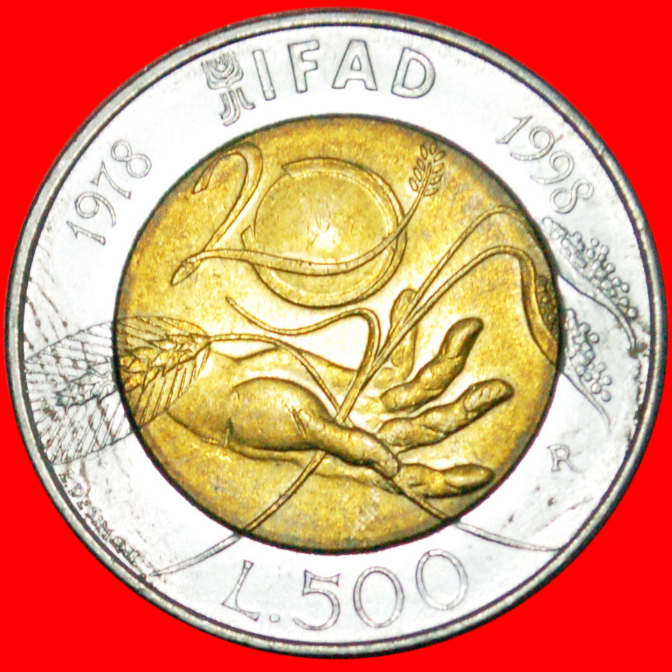 * FAO: ITALY ★ 500 LIRAS 1978-1998R! LOW START! ★ NO RESERVE!