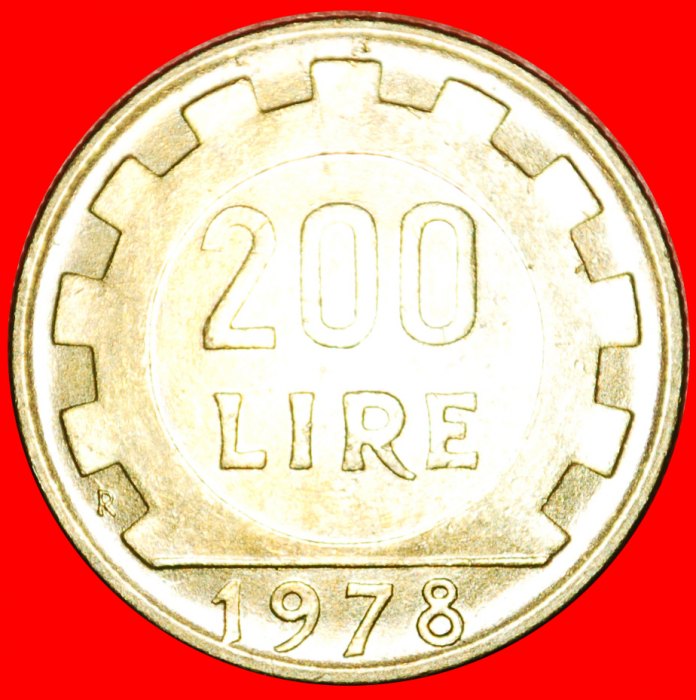  * GEAR: ITALY ★ 200 LIRAS 1978R! LOW START! ★ NO RESERVE!   