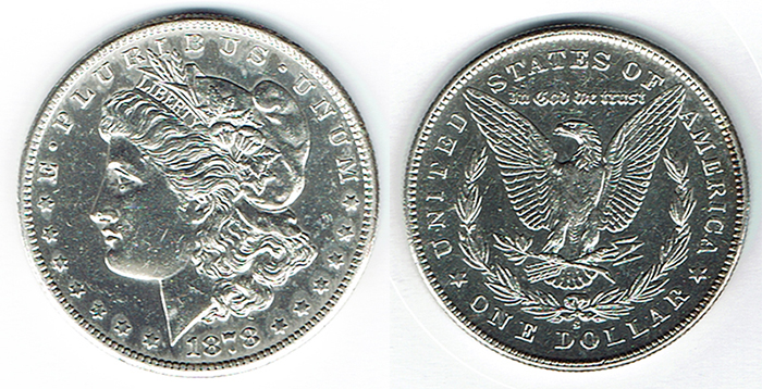  SZAIVERT USA MORGANDOLLAR 1878 S   