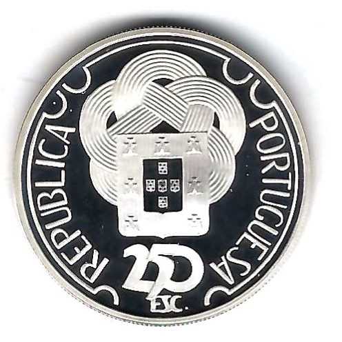  Portugal 250 ESC. Olympische Spiele 1988 Silber GoldenGate Münzenankauf Koblenz Frank Maurer X750   