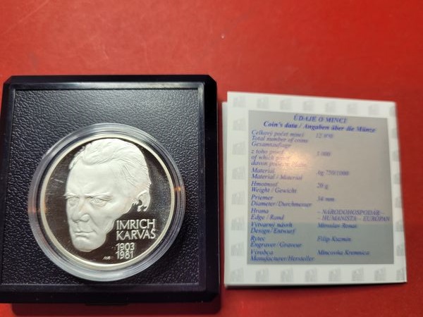  Slowakei 200 Kronen 2003 Karvas   Proof 3000 Stück .R Münzenankauf Koblenz Frank Maurer R15   