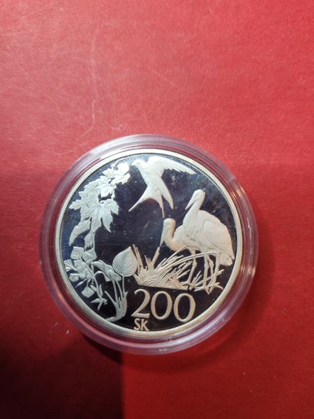  Slowakei 200 Kronen 1993 Jan Kollar Proof 2000 St. R Koblenz Frank Maurer R28   