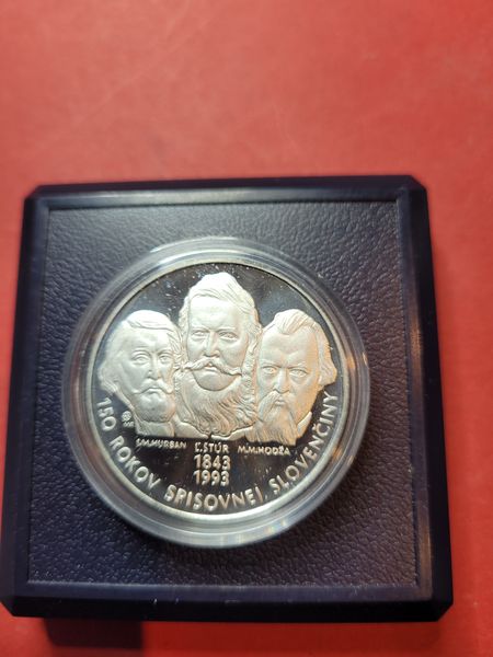  Slowakei 200 Kronen 1993 150 Jahre Proof 2100 St. R Koblenz Frank Maurer R29   