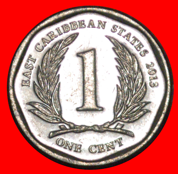  * ROUND (2002-2013):EAST CARIBBEAN STATES★1 CENT 2013 DISCOVERY★MINT LUSTRE★LOW START ★ NO RESERVE!   