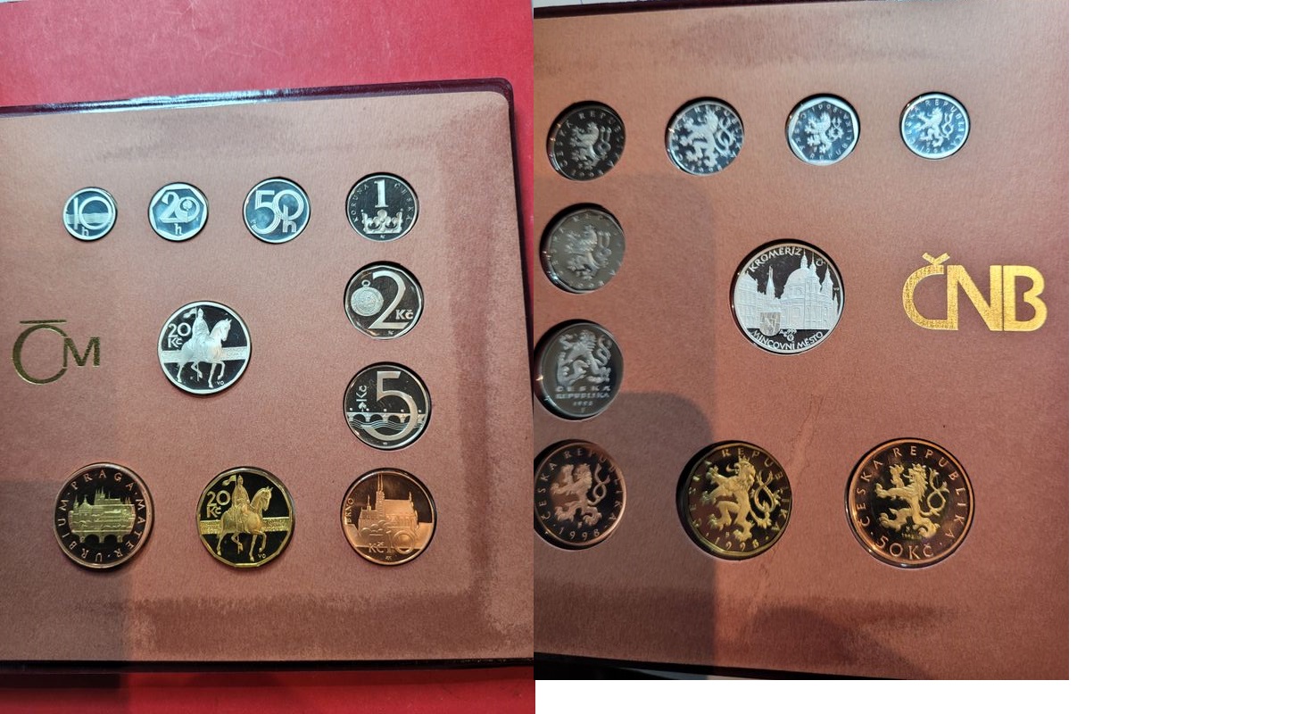  Ceska Republika Sada Minci 1998 Proof R Koblenz Frank Maurer R45   