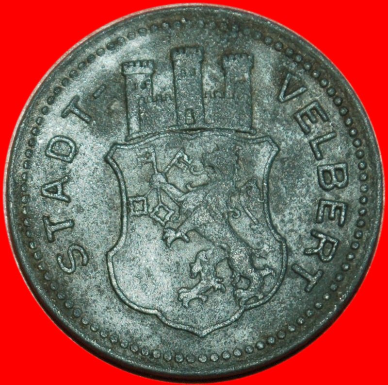  * LÖWE★ DEUTSCHLAND VELBERT ★ 25 PFENNIG 1917 KRIEGSNOTGELD UNGEWÖHNLICH!  ★OHNE VORBEHALT!   