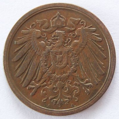  Deutsches Reich 2 Pfennig 1907 A Kupfer ss   