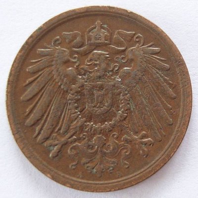  Deutsches Reich 2 Pfennig 1907 A Kupfer ss   