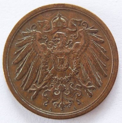  Deutsches Reich 2 Pfennig 1907 A Kupfer ss   