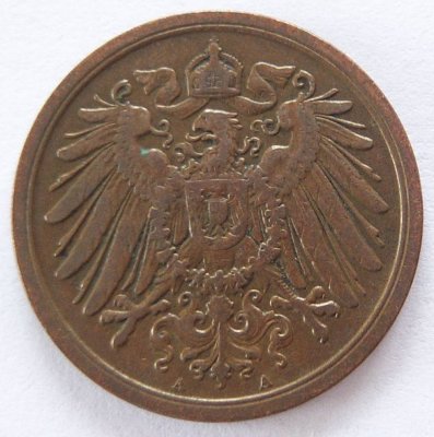  Deutsches Reich 2 Pfennig 1907 A Kupfer ss   