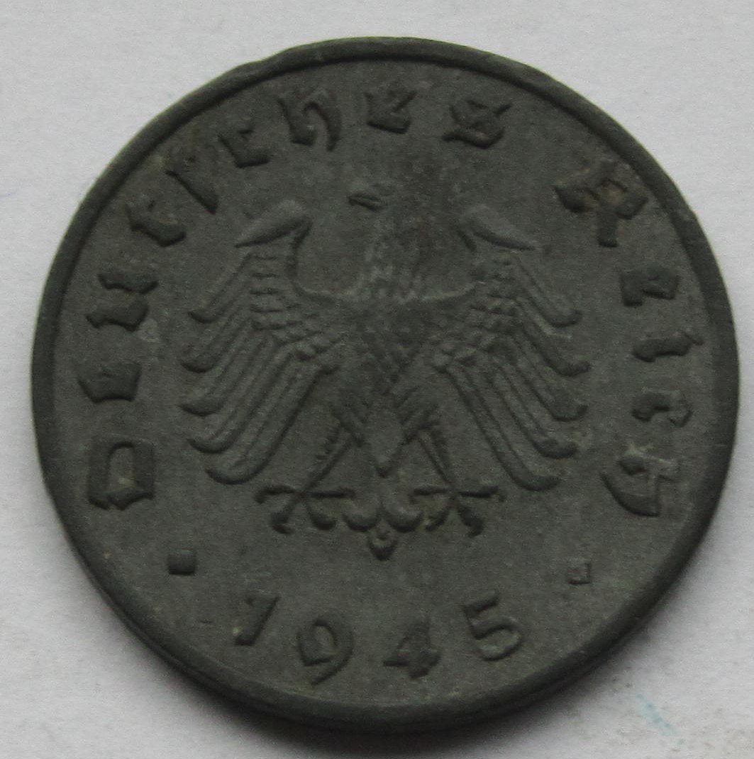  Deutsches Reich: 1 Pfennig 1945 F   