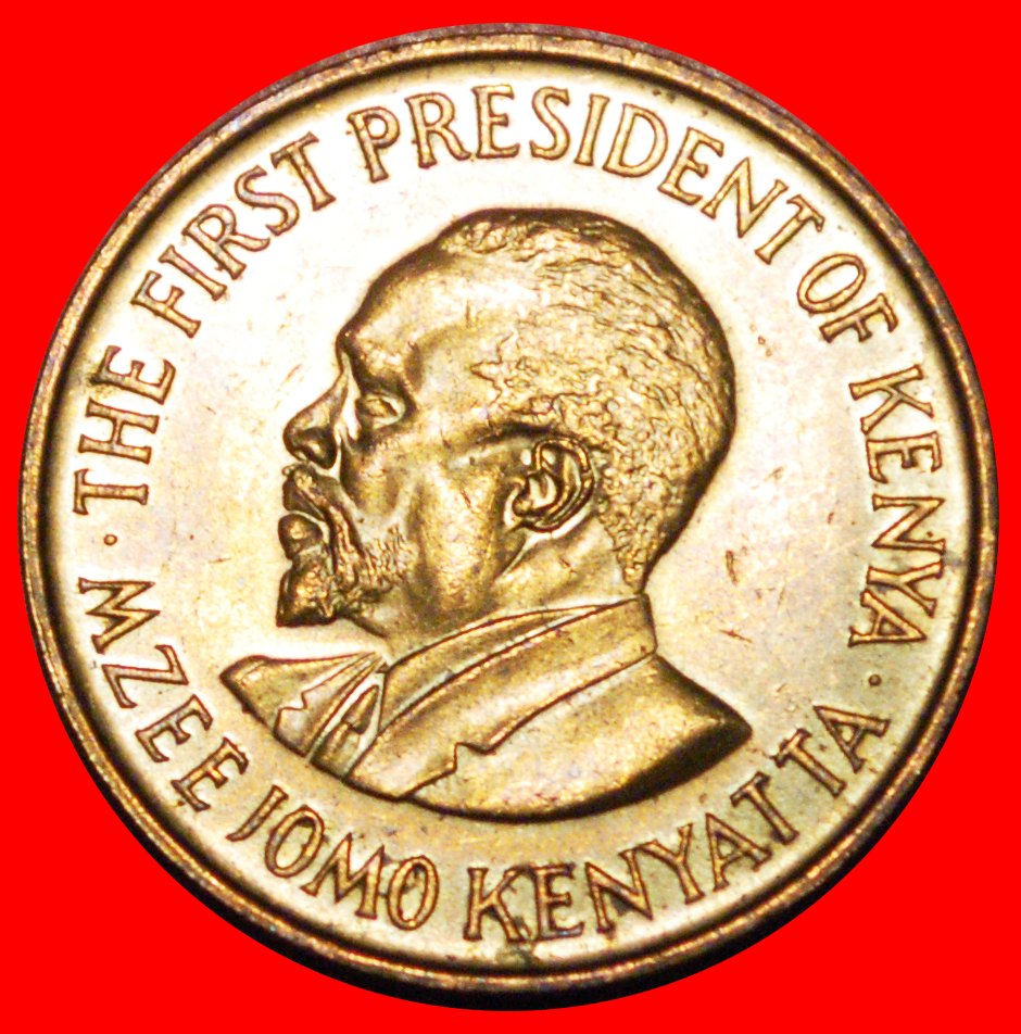  * GROSSBRITANNIEN (1969-1978): KENIA ★ 5 CENT 1975 STG STEMPELGLANZ! OHNE VORBEHALT!   