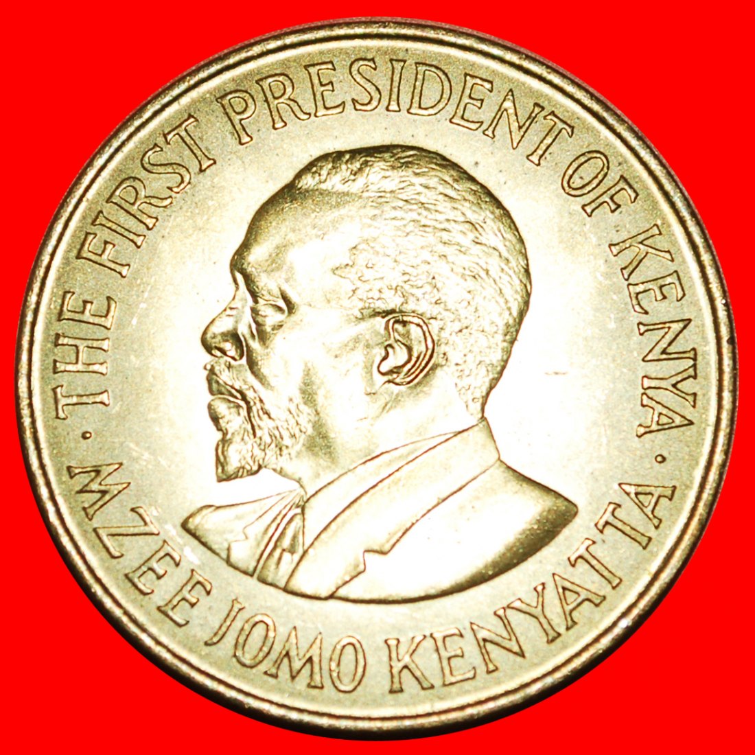  * GREAT BRITAIN (1969-1978): KENYA ★ 10 CENTS 1971 UNC MINT LUSTRE!★LOW START★ NO RESERVE!!!   