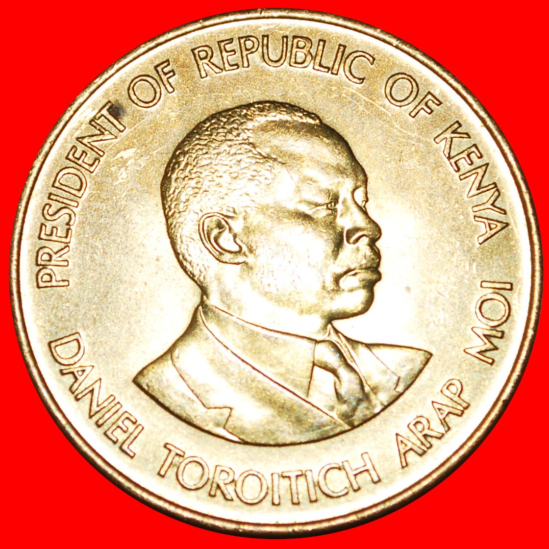 * GREAT BRITAIN (1978-1991): KENYA ★ 10 CENTS 1990 UNC MINT LUSTRE!★LOW START★ NO RESERVE!!!