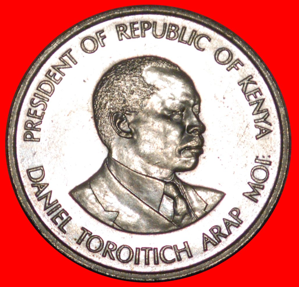 * GREAT BRITAIN (1978-1991): KENYA ★ 1 SHILLING 1989 UNC MINT LUSTRE!★LOW START★ NO RESERVE!!!
