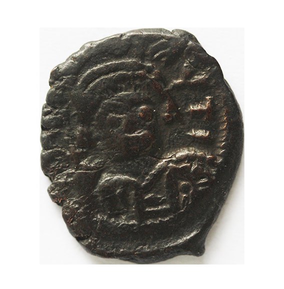  Maurice Tiberius 582-602 AD ,AE Halbfollis 3,72 g   