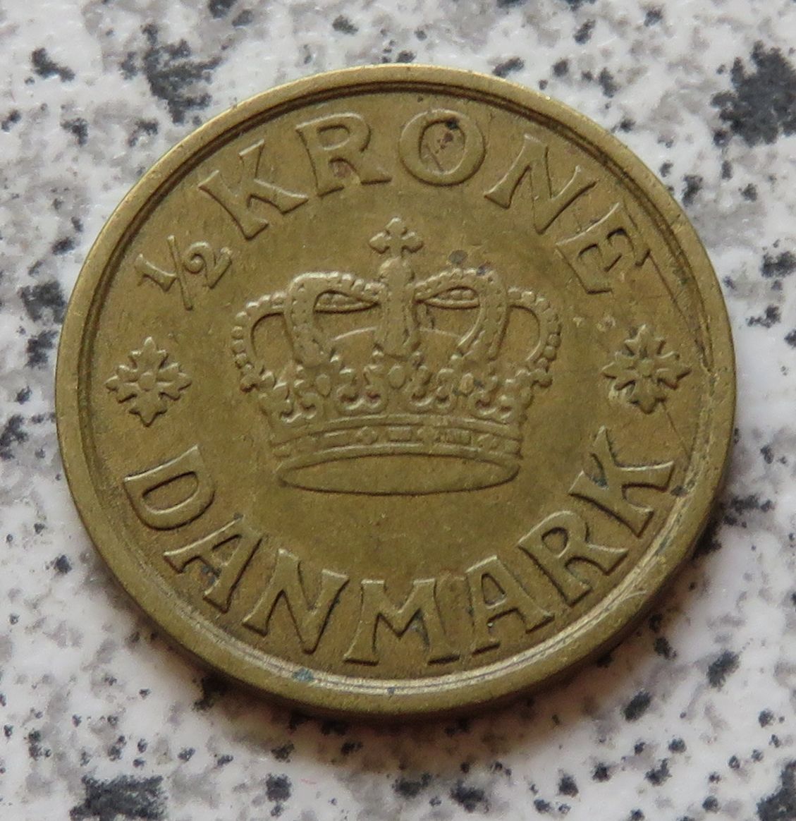  Dänemark 1/2 Krone 1925   
