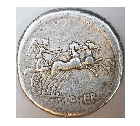 Chr. Claudius Pulcher 110/109 v.Chr.,AR Denarius 3,61 g.