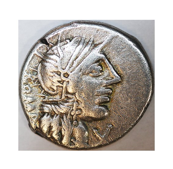  M. Fannius (123 v. Chr.).,AR Denarius 3,77 g.   