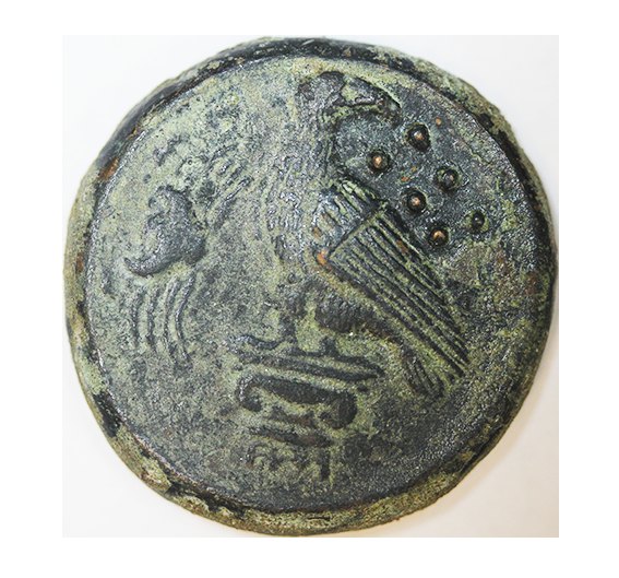 Sicilien,Akragas 400-380 BC,AE 26 mm, 14,10 g.   