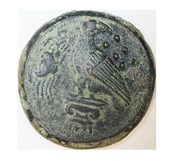 Sicilien,Akragas 400-380 BC,AE 26 mm, 14,10 g.