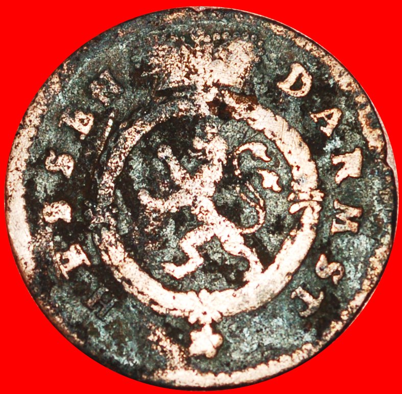  * TYPE 1784-1790: GERMANY HESSE DARMSTADT ★ 1 PFENNIG 1785RF! JUST PUBLISHED★LOW START ★ NO RESERVE!   