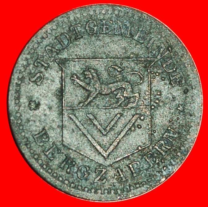  * LÖWE NÜRNBERG: DEUTSCHLAND BERGZABERN ★ 5 PFENNIG 1917 KRIEGSNOTGELD UNGEWÖHNLICH!★OHNE VORBEHALT!   