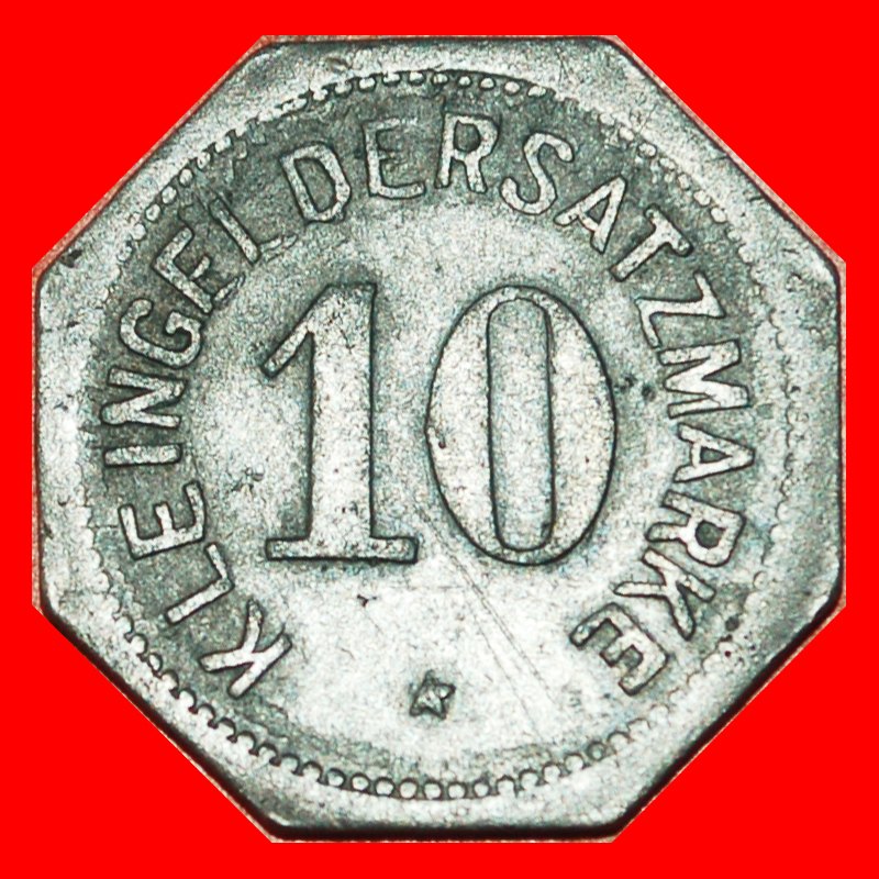 * SILVER WHEELS NUREMBERG: GERMANY MAINZ ★ 10 PFENNIGS 1917!★LOW START ★ NO RESERVE!